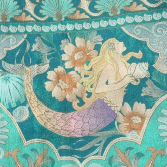 SPELL Mermaid Print Mini Dress Size M NWOT - Picture 6 of 15